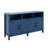 Modern 4-Door Sideboard Buffet With Adjustable Shelves And Half-Open Storage Cabinet-14669717