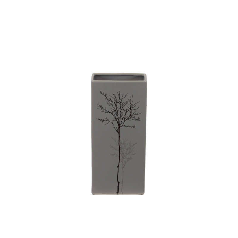 Ceramic Table Vase, 14" H x 7" W x 4" D
