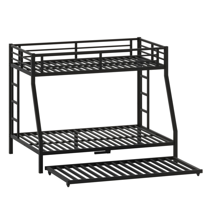 Bunk Bed with Trundle for Space-Saving Sleep Solution