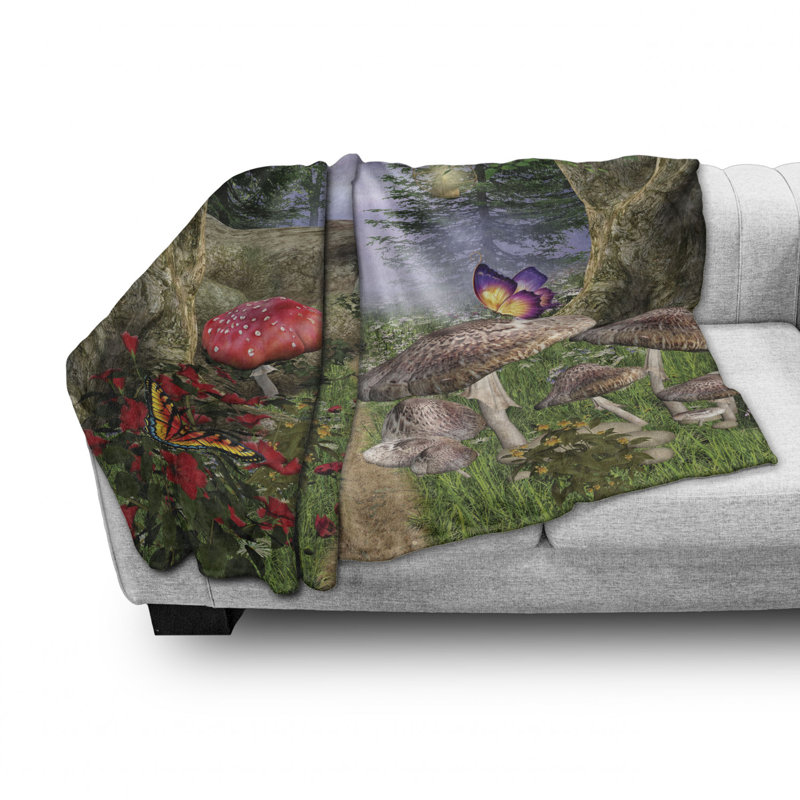 Hand Woven Throw Blanket, 70" W x 90" L