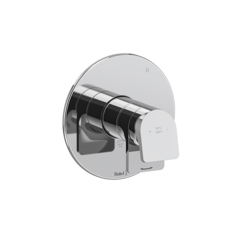 Ode 1/2" Therm & Pressure Balance Trim with 3 Functions