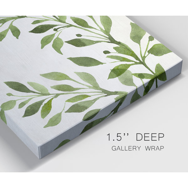 Red Barrel Studio Botanical Wash I Premium Gallery Wrapped Canvas ...