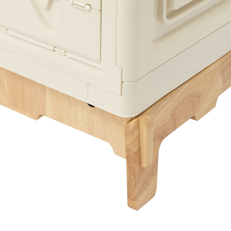Folding Camping Table With Storage And Light