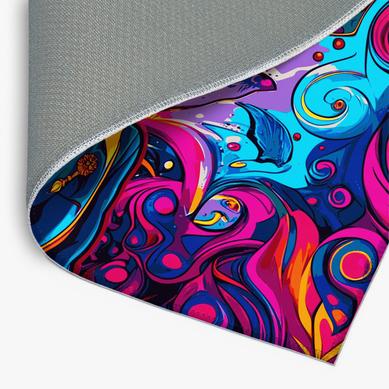Tapis intérieur et extérieur Trance Cosmos, Rectangle 9 pi x 12 pi