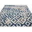 Tapis bleu à poils longs Asay-1223531470
