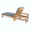 Chaise longue d'extérieur en acacia