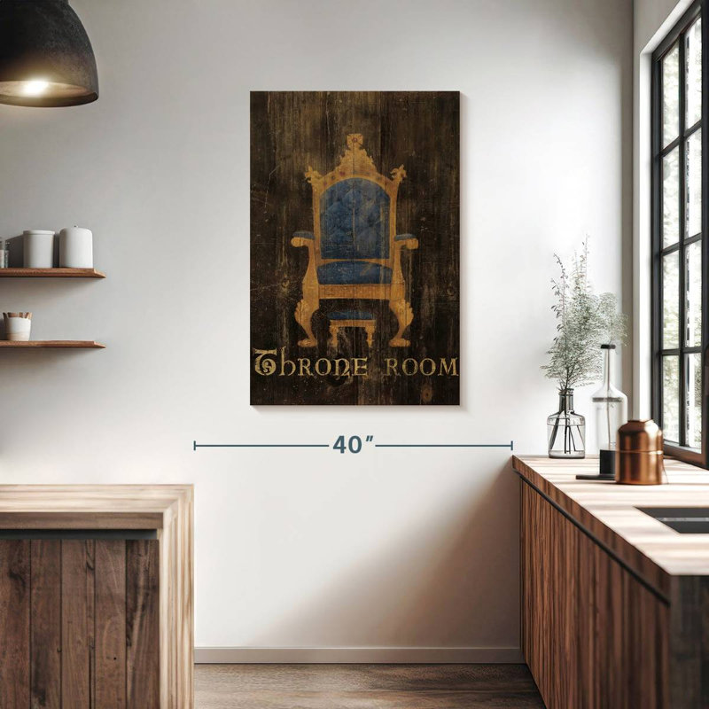 Regal Throne, 39" H x 26" W