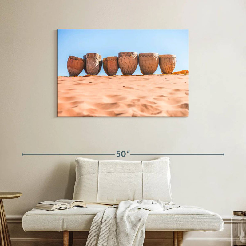 Abarca Desert Drums, 26" H x 39" W