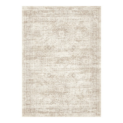 Washable Distressed Persian Rug