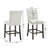 Modern Faux Marble Counter Height Dining Table With 4 Stools