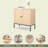 32" Sideboard Cabinet With Rattan