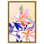 Art mural coloré bohème floral abstrait sur toile par Art Remedy
