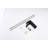 Matte Black Waterfall Bathroom Vanity Faucet - Single Handle Control, Rectangular Spout, Rust, Reliable Construction Sink With Black, Rust--128724218