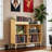 Large Record Player Stand With Power Outlet, Vinyl Record Storage Table Holds Up To 400 Albums, Mid-Century Turntable Stand For Living Room, Bedroom-1103512240