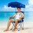 Gwendolen 330 lbs Heavy-Duty Camping Chair with Sun Canopy Cup Holder-2016559995