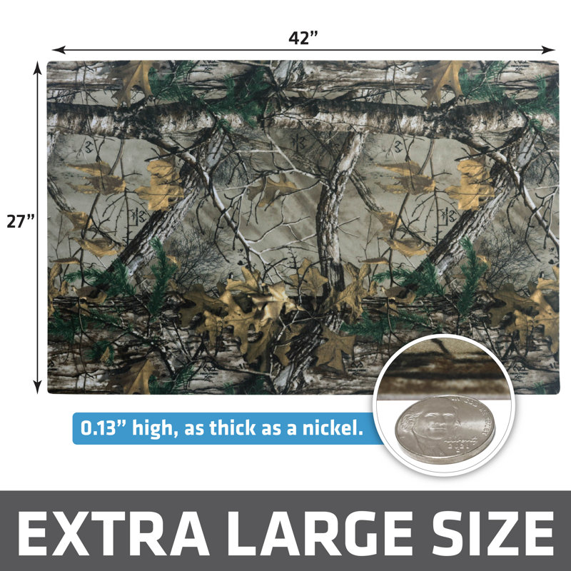Realtree Camouflage Waterproof Dog Crate Mat Liner, 27" x 42"