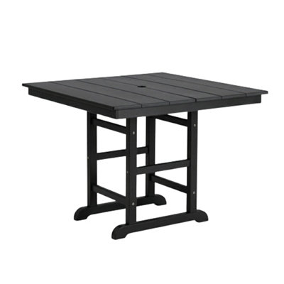 Table de salle à manger pliante carrée 1 pièce Hdpe