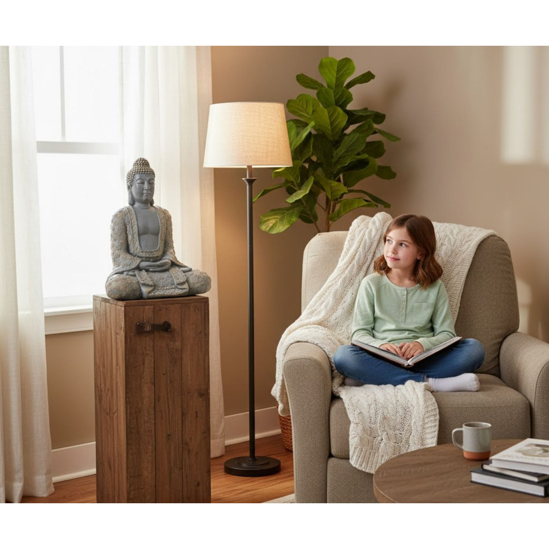 Eliza Buddha Garden Statue – Mindfulness Decoration, Polyresin Indoor or Outdoor Sculpture for Home & Garden