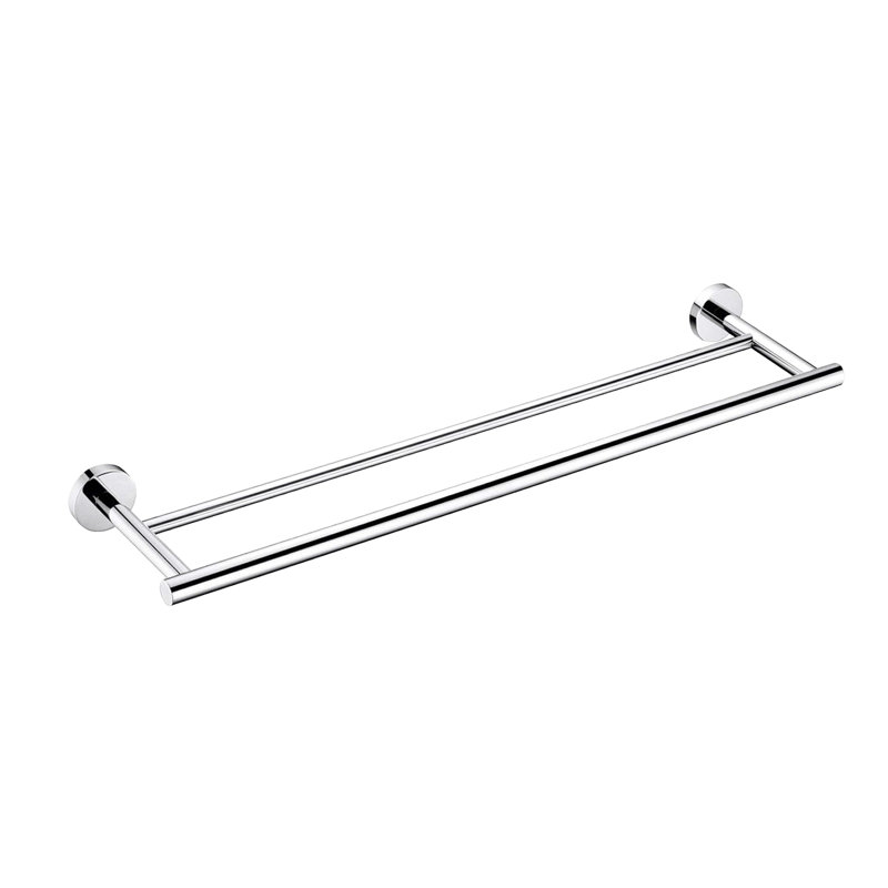 Porte-serviettes mural 23,6 po, Argent argent