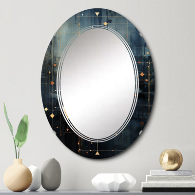 Zavalla - Miroir mural moderne ovale