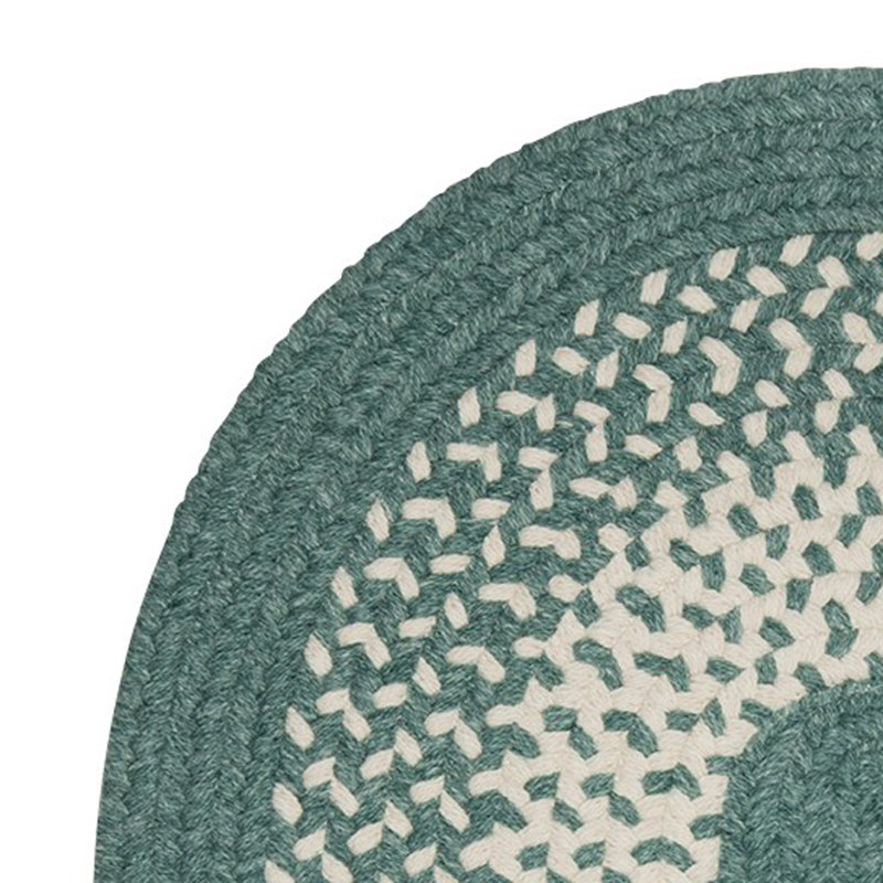 Jackson - bleu sarcelle 5 po x 8 po, Rond 11 pi