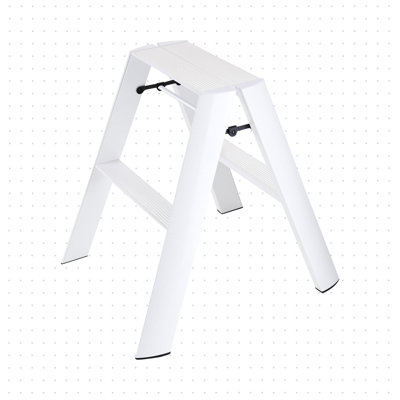  2 - Step Aluminum Lightweight Folding Ladder Step Stool
