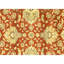 High-Quality Hand-Knotted Red And Cream Area Rug