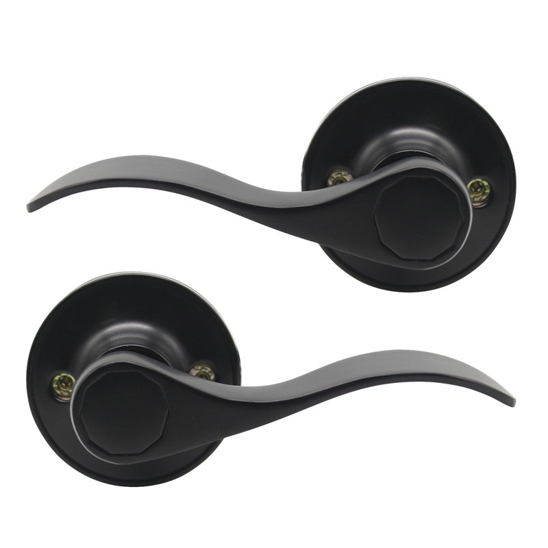 Door Lever, Black, Double Dummy