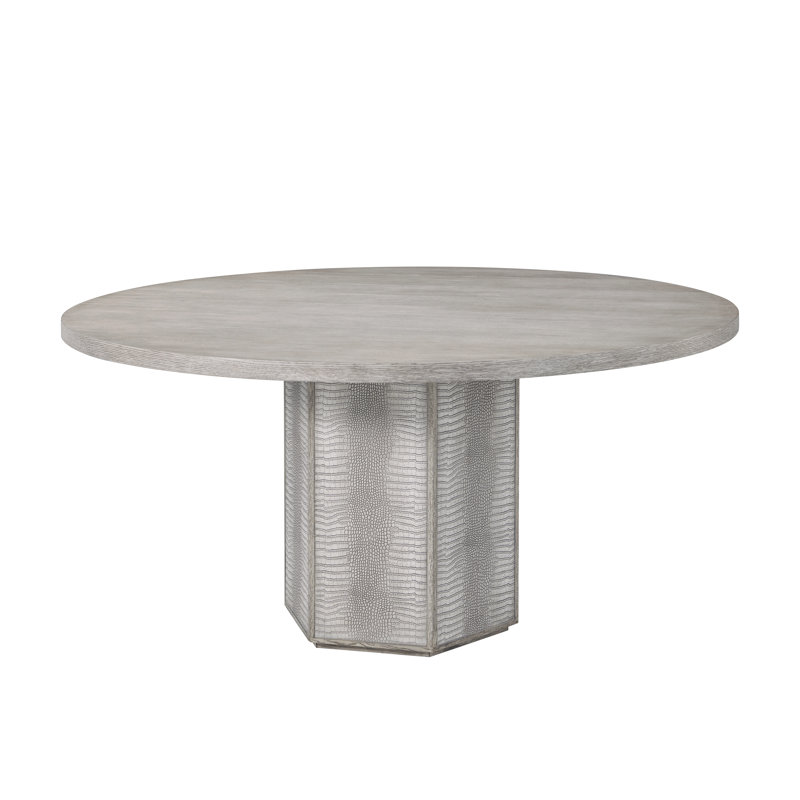 Spencer ST. James Round Dining Table, Gray