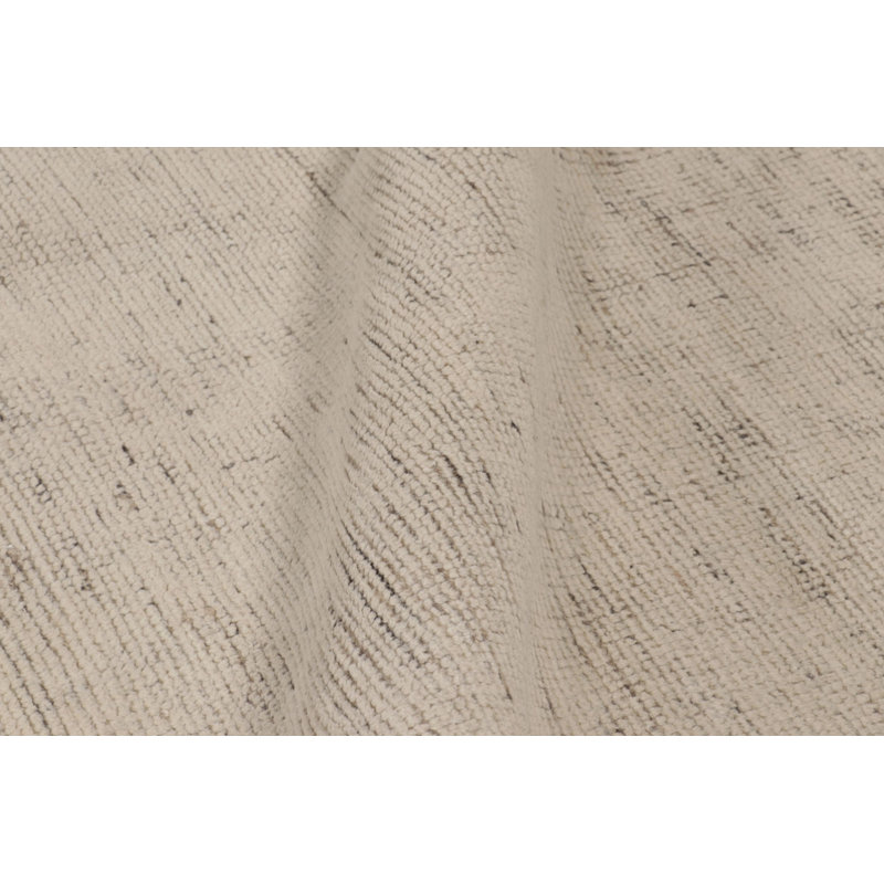 Textural One-of-a-Kind 14x15 Hand Knotted Area Rug