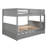 Devante Full Over Full Standard Bunk Bed with Trundle-1812602850