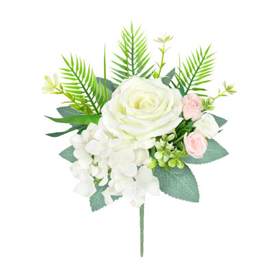 Bouquet de tiges de fleurs d'hortensia artificielles