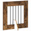  Dog Gate With Stands Engineered Wood Fence Pet Containment Living Room-155960000-155960005
