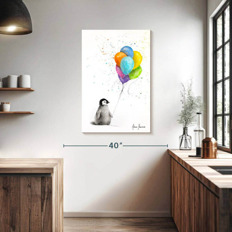 Brampt Positive Penguin, 39" H x 26" W