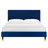 Modway Yasmine Channel Tufted Performance Velvet Platform Bed-146170687-146170682
