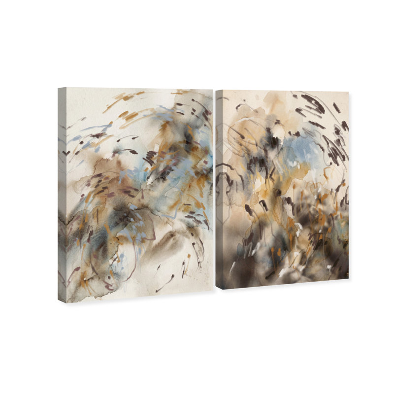 Mindfulness Set Set by Oliver Gal, 108"H x 72"W, Gallery Wrapped