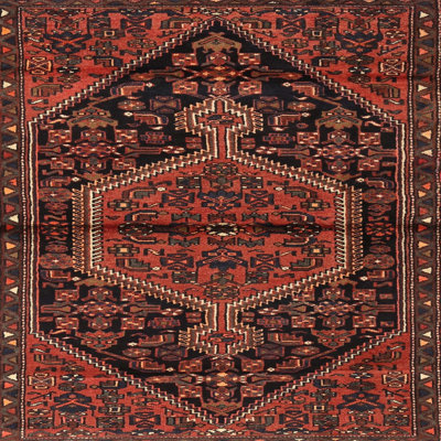 Tapis rouge à motif sud-ouest