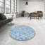 Tapis de zone bleue à motifs-536046966