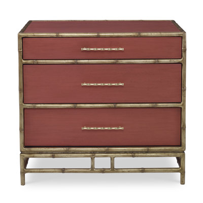 Chinoiserie 3 - Drawer Nightstand by Ambella