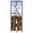 63.4" Corner Bar Cabinet With Led Lights, Tall Wine Cabinet With Storage, 5-tier Industrial Corner Liquor Cabinet With Glass Holders, Adjustable Shelves