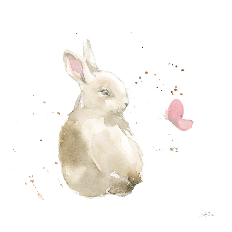 Dreaming Bunny II by Katrina Pete - Wrapped Canvas Painting, 91cm H x 91cm W x 3.8cm D