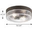 Plafonnier encastré 2 lumières 10,75 po-898657879