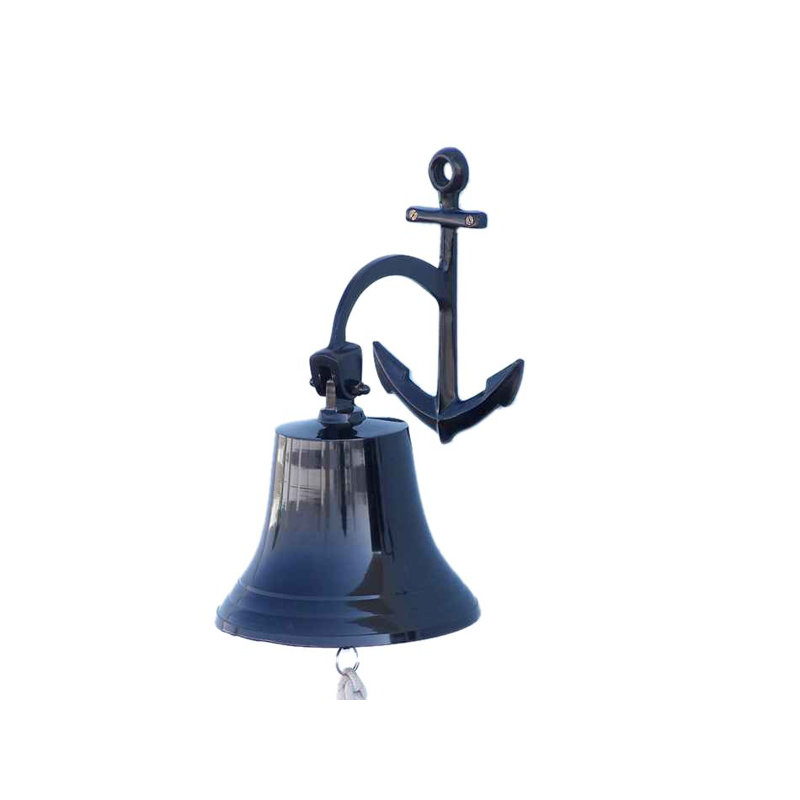 Décoration murale bell d’ancrage, H 12 po x l 9 po x P 7 po