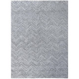 Marut Hand Tufted Chevron Area Rug in Light Gray