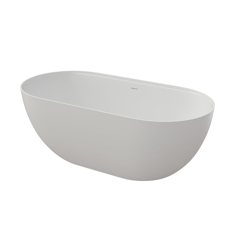 Baignoire profonde 59 "de qualité supérieure avec tablette en acrylique