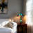 Retro Stained Glass Table Lamp With 3 E26 Warm