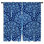 Rideaux à motif floral bleu et obscurcissant - 2 panneaux