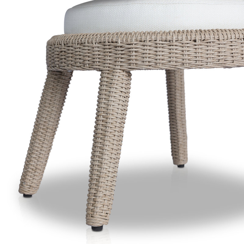 Maxille Outdoor Dining Armchair, Light Brown