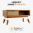 Ailia Solid Wood Single Coffee Table-574711219