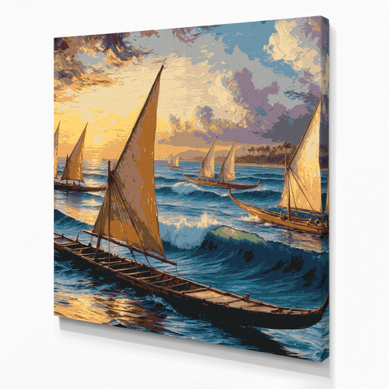 Impression sur toile hawaïenne, H 32 po x l 32 po